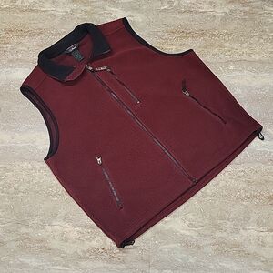 L.L. BEAN MENS FLEECE VEST SIZE LARGE